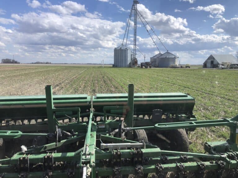 Planting is under way at the Hora family farm in 2020 and this year they are focusing on sustainability and planting green.