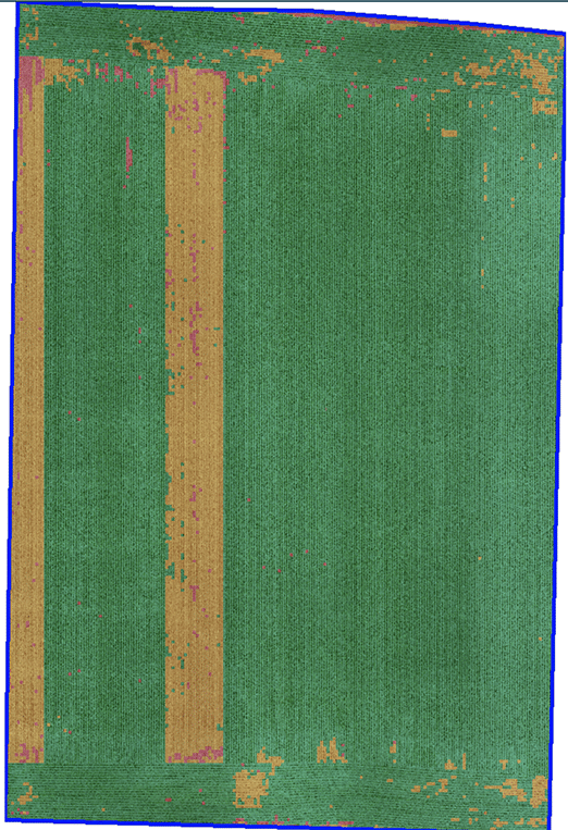 Satellite images from Farm Flight, a feature that is available in Topsoil.