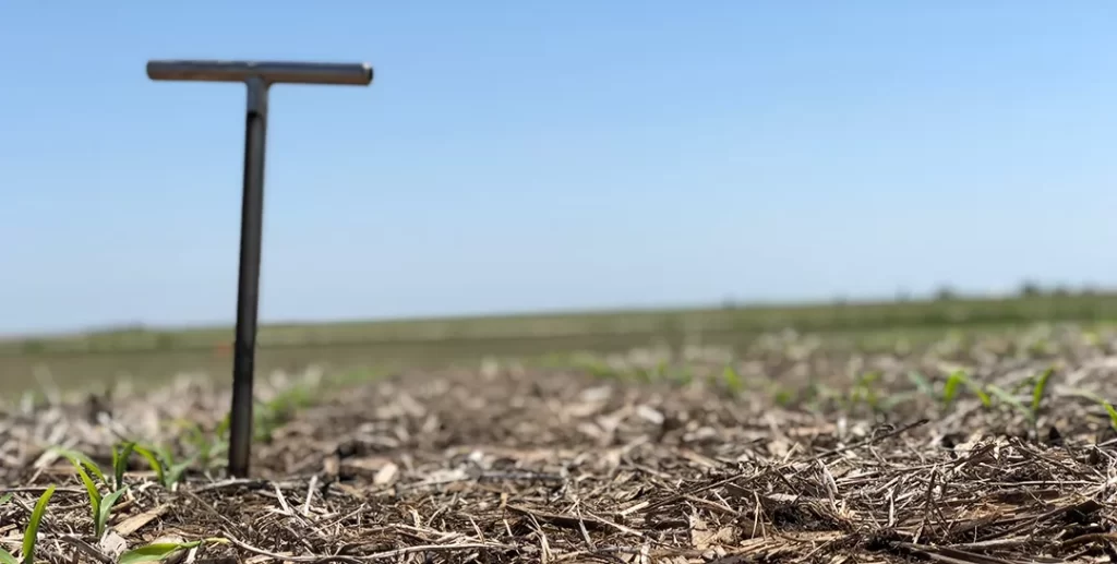 Soil Sampling takes place in the fields of Southeast, Iowa.
