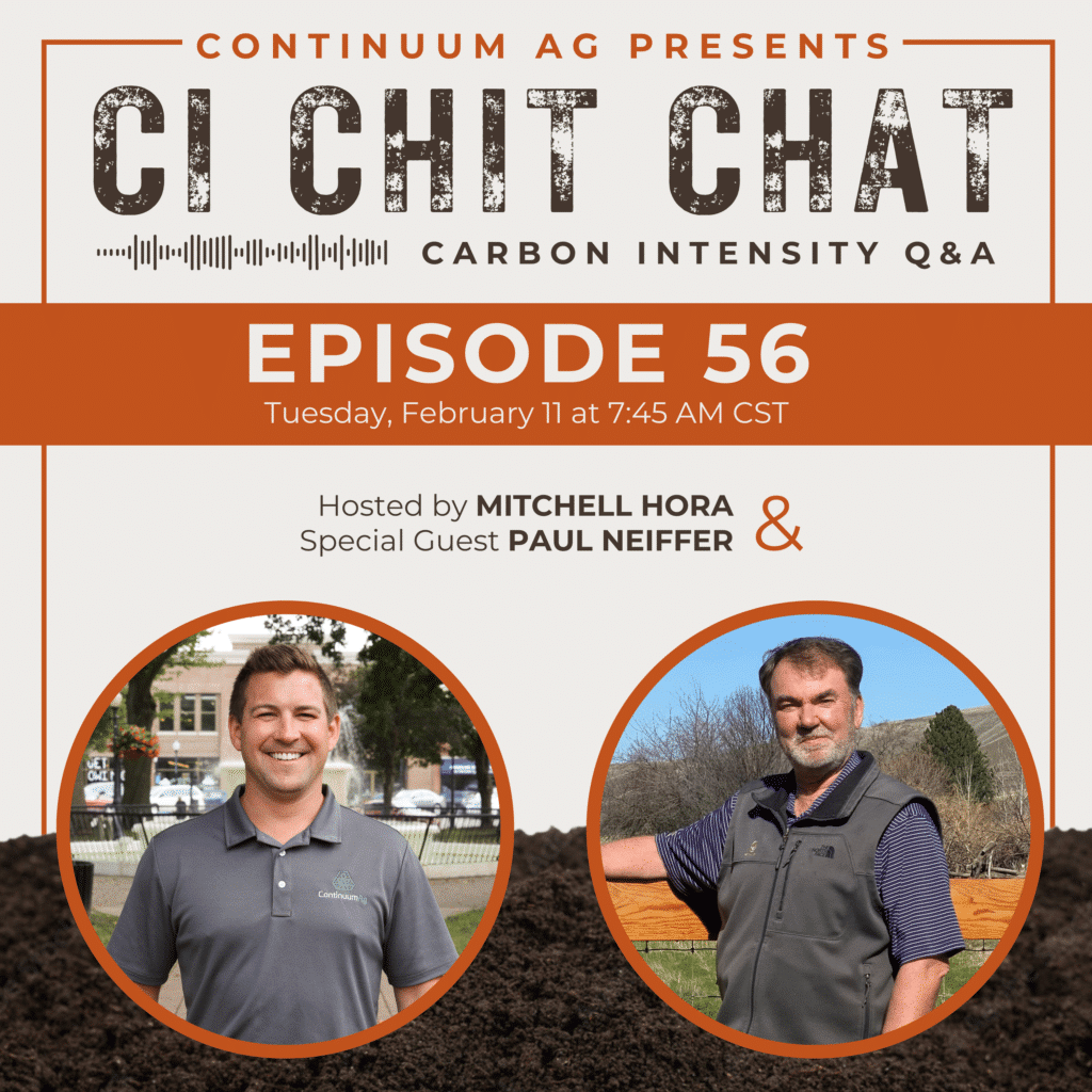 Continuum Ag CEO Mitchell Hora is joined by agribusiness expert Paul Neiffer on the 56th episode of the CI Chit Chat