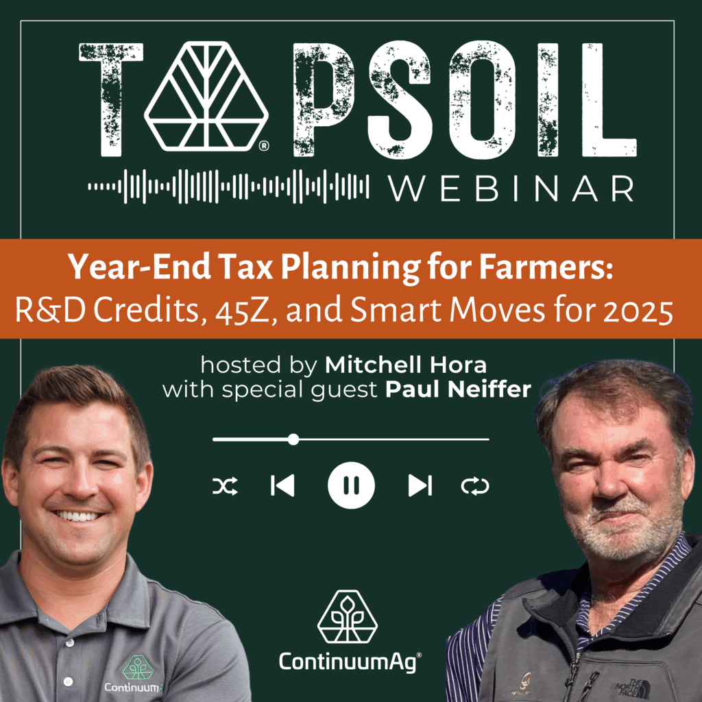 Year-End Tax Planning for Farmers