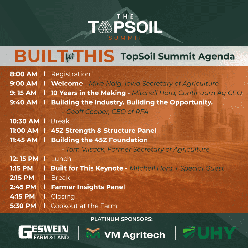 TopSoil Summit Agenda